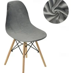 Velvet Dining Chair Covers Luxurious Soft Slipcovers Protect Your Chairs Burgundy Red While Adding Elegance and Comfort to Your Dining Room Decor