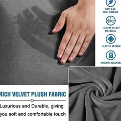 Velvet Dining Chair Covers Luxurious Soft Slipcovers Protect Your Chairs Burgundy Red While Adding Elegance and Comfort to Your Dining Room Decor