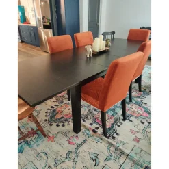 Velvet Dining Chair Covers, Burgundy Stretch Chair Cover, Spandex High back Chair Protector Covers Seat Slipcover with Elastic Band for Dining Room,Wedding, Ceremony, Banquet