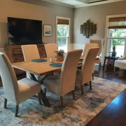 Velvet Dining Chair Covers, Burgundy Stretch Chair Cover, Spandex High back Chair Protector Covers Seat Slipcover with Elastic Band for Dining Room,Wedding, Ceremony, Banquet