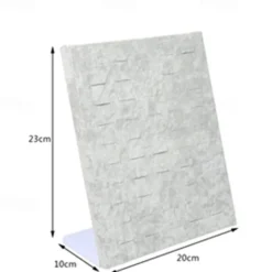 Velvet Display Case Jewelry Ring Displays Stand Board Holder Storage Box Plate Organizer