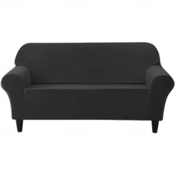 Velvet Full Cover Sofa Cover Couch Cover Plush and Stretchable All-Inclusive Soft and Durable Fabric - Easy to Install Clean - Perfect for Protecting and Enhancing Your Sofa