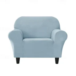 Velvet Full Cover Sofa Cover Couch Cover Plush and Stretchable All-Inclusive Soft and Durable Fabric - Easy to Install Clean - Perfect for Protecting and Enhancing Your Sofa