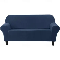 Velvet Full Cover Sofa Cover Couch Cover Plush and Stretchable All-Inclusive Soft and Durable Fabric - Easy to Install Clean - Perfect for Protecting and Enhancing Your Sofa