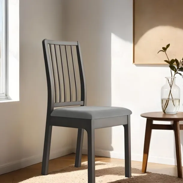 Velvet Seat Covers for Dining Room Burgundy Stretch Fitted Dining Room Upholstered Chair Seat Cushion Cover, Removable Washable Furniture Protector Slipcovers with Ties