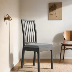 Velvet Seat Covers for Dining Room Burgundy Stretch Fitted Dining Room Upholstered Chair Seat Cushion Cover, Removable Washable Furniture Protector Slipcovers with Ties