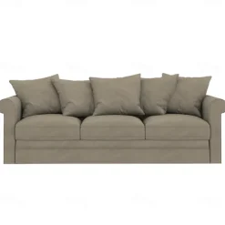 Velvet 3-Seat Sofa Cover Solid Color Quilted Velvet Slipcovers GRONLcover LITB PRIME cover