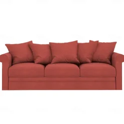 Velvet 3-Seat Sofa Cover Solid Color Quilted Velvet Slipcovers GRONLcover LITB PRIME cover