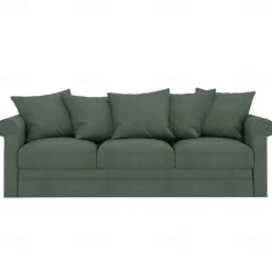 Velvet 3-Seat Sofa Cover Solid Color Quilted Velvet Slipcovers GRONLcover LITB PRIME cover