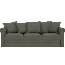 Velvet 3-Seat Sofa Cover Solid Color Quilted Velvet Slipcovers GRONLcover LITB PRIME cover