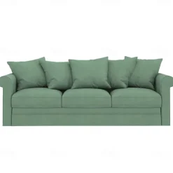 Velvet 3-Seat Sofa Cover Solid Color Quilted Velvet Slipcovers GRONLcover LITB PRIME cover