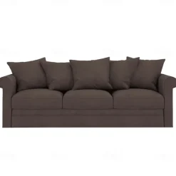 Velvet 3-Seat Sofa Cover Solid Color Quilted Velvet Slipcovers GRONLcover LITB PRIME cover