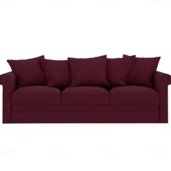 Velvet 3-Seat Sofa Cover Solid Color Quilted Velvet Slipcovers GRONLcover LITB PRIME cover