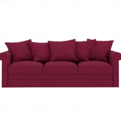 Velvet 3-Seat Sofa Cover Solid Color Quilted Velvet Slipcovers GRONLcover LITB PRIME cover