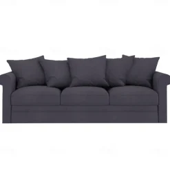 Velvet 3-Seat Sofa Cover Solid Color Quilted Velvet Slipcovers GRONLcover LITB PRIME cover