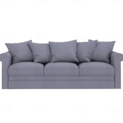 Velvet 3-Seat Sofa Cover Solid Color Quilted Velvet Slipcovers GRONLcover LITB PRIME cover