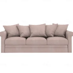 Velvet 3-Seat Sofa Cover Solid Color Quilted Velvet Slipcovers GRONLcover LITB PRIME cover