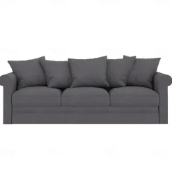 Velvet 3-Seat Sofa Cover Solid Color Quilted Velvet Slipcovers GRONLcover LITB PRIME cover