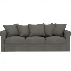 Velvet 3-Seat Sofa Cover Solid Color Quilted Velvet Slipcovers GRONLcover LITB PRIME cover