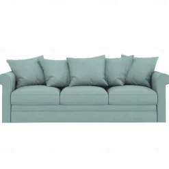 Velvet 3-Seat Sofa Cover Solid Color Quilted Velvet Slipcovers GRONLcover LITB PRIME cover