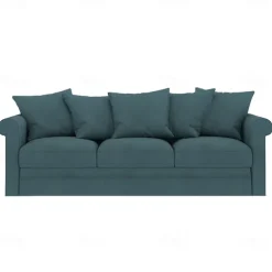 Velvet 3-Seat Sofa Cover Solid Color Quilted Velvet Slipcovers GRONLcover LITB PRIME cover