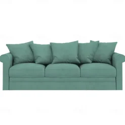 Velvet 3-Seat Sofa Cover Solid Color Quilted Velvet Slipcovers GRONLcover LITB PRIME cover