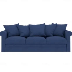 Velvet 3-Seat Sofa Cover Solid Color Quilted Velvet Slipcovers GRONLcover LITB PRIME cover