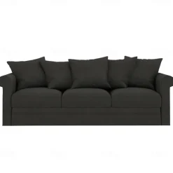 Velvet 3-Seat Sofa Cover Solid Color Quilted Velvet Slipcovers GRONLcover LITB PRIME cover