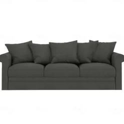 Velvet 3-Seat Sofa Cover Solid Color Quilted Velvet Slipcovers GRONLcover LITB PRIME cover