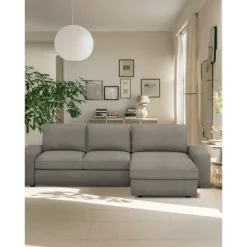 Velvet Sofa Cover 3 Seater 4 Seater with Armrests L Shaped Solid Color Quilted Velvet Slipcovers KIVcover LITB PRIME cover