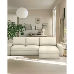 Velvet Sofa Cover 3 Seater 4 Seater with Armrests L Shaped Solid Color Quilted Velvet Slipcovers KIVcover LITB PRIME cover