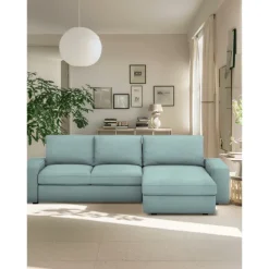 Velvet Sofa Cover 3 Seater 4 Seater with Armrests L Shaped Solid Color Quilted Velvet Slipcovers KIVcover LITB PRIME cover