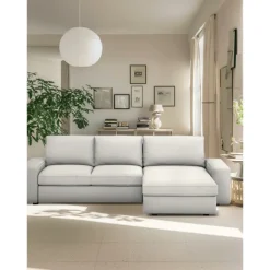 Velvet Sofa Cover 3 Seater 4 Seater with Armrests L Shaped Solid Color Quilted Velvet Slipcovers KIVcover LITB PRIME cover