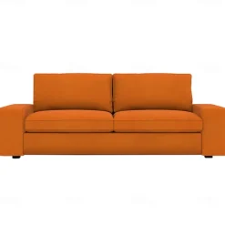 Velvet Sofa Cover of 3-Seater Slipcovers Solid Color Quilted Velvet KIVcover LITB PRIME cover