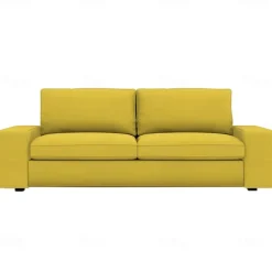 Velvet Sofa Cover of 3-Seater Slipcovers Solid Color Quilted Velvet KIVcover LITB PRIME cover