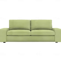 Velvet Sofa Cover of 3-Seater Slipcovers Solid Color Quilted Velvet KIVcover LITB PRIME cover