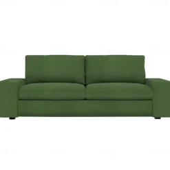 Velvet Sofa Cover of 3-Seater Slipcovers Solid Color Quilted Velvet KIVcover LITB PRIME cover