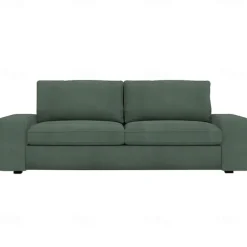 Velvet Sofa Cover of 3-Seater Slipcovers Solid Color Quilted Velvet KIVcover LITB PRIME cover