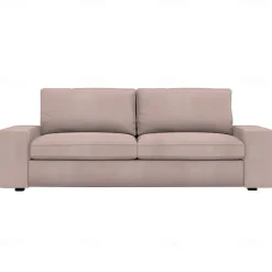 Velvet Sofa Cover of 3-Seater Slipcovers Solid Color Quilted Velvet KIVcover LITB PRIME cover