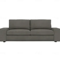 Velvet Sofa Cover of 3-Seater Slipcovers Solid Color Quilted Velvet KIVcover LITB PRIME cover