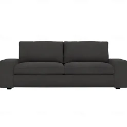 Velvet Sofa Cover of 3-Seater Slipcovers Solid Color Quilted Velvet KIVcover LITB PRIME cover