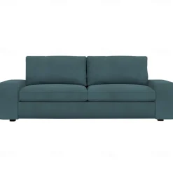 Velvet Sofa Cover of 3-Seater Slipcovers Solid Color Quilted Velvet KIVcover LITB PRIME cover