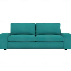 Velvet Sofa Cover of 3-Seater Slipcovers Solid Color Quilted Velvet KIVcover LITB PRIME cover