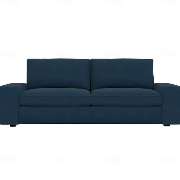 Velvet Sofa Cover of 3-Seater Slipcovers Solid Color Quilted Velvet KIVcover LITB PRIME cover