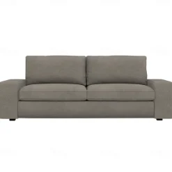 Velvet Sofa Cover of 3-Seater Slipcovers Solid Color Quilted Velvet KIVcover LITB PRIME cover