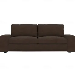 Velvet Sofa Cover of 3-Seater Slipcovers Solid Color Quilted Velvet KIVcover LITB PRIME cover