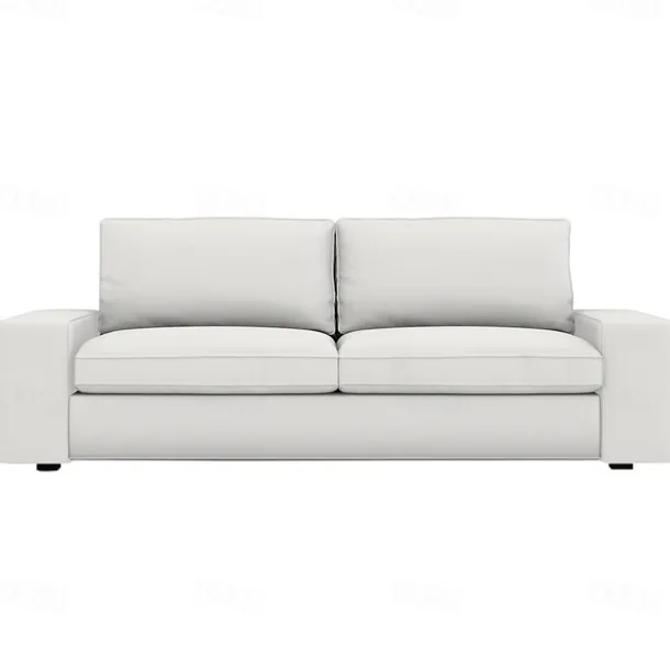 Velvet Sofa Cover of 3-Seater Slipcovers Solid Color Quilted Velvet KIVcover LITB PRIME cover