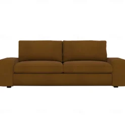 Velvet Sofa Cover of 3-Seater Slipcovers Solid Color Quilted Velvet KIVcover LITB PRIME cover