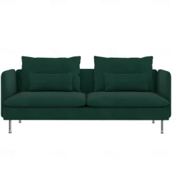 Velvet Sofa Cover Solid Color with Armrests Machine Washable and Dryable Velvet Slipcovers SODERcover LITB PRIME cover