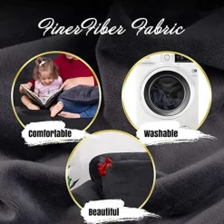 Velvet Sofa Slipcover Burgundy Stretch Couch Covers for Cushion Couch Thick Soft Sofa Cover Washable Furniture Protector, Couch Covers for Dogs, Form Fit Couch Slipcover